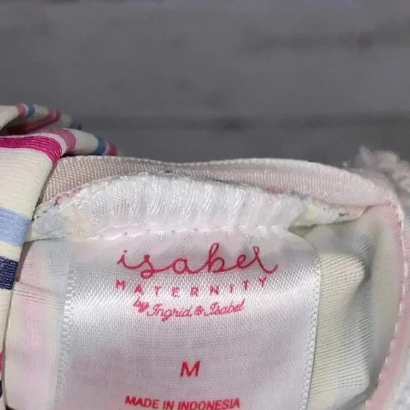 Isabella Maternity Stripe Tankini - Picture 3 of 3